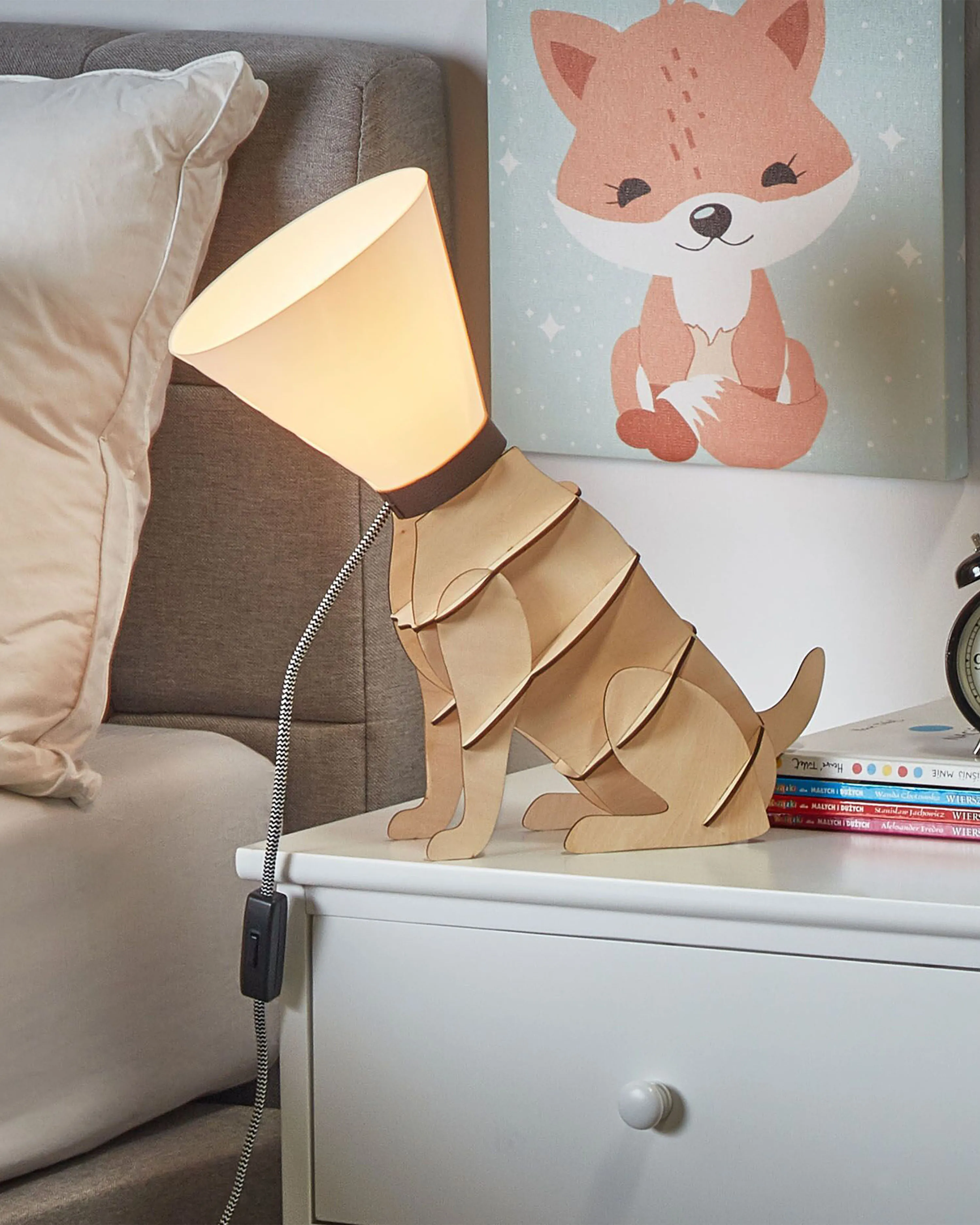 Tafellamp ISNA Lichtbruin