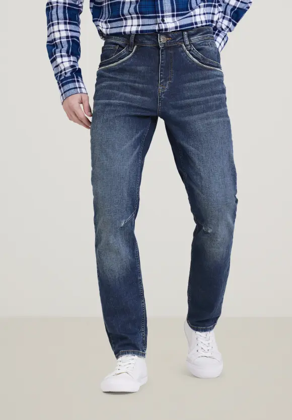 Regular Fit Jeans - sports blue natural wash