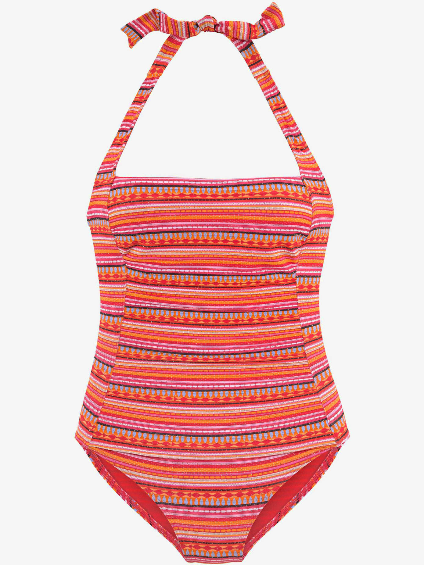 Maillot de bain imprimé rayé coloré