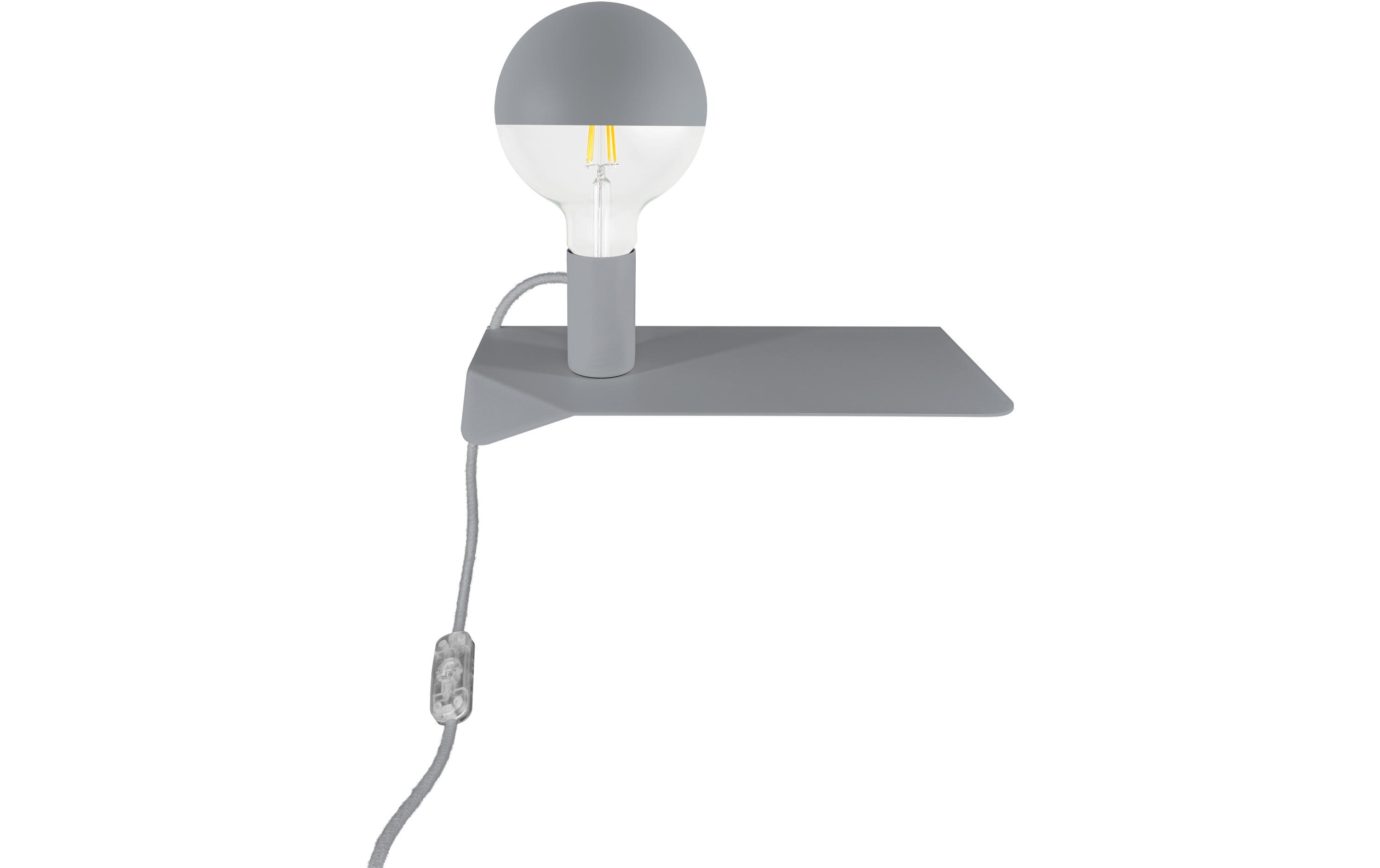 Wandleuchte Combo Maria, 2700 K, 7 W, Grau<br>Nachttischleuchte