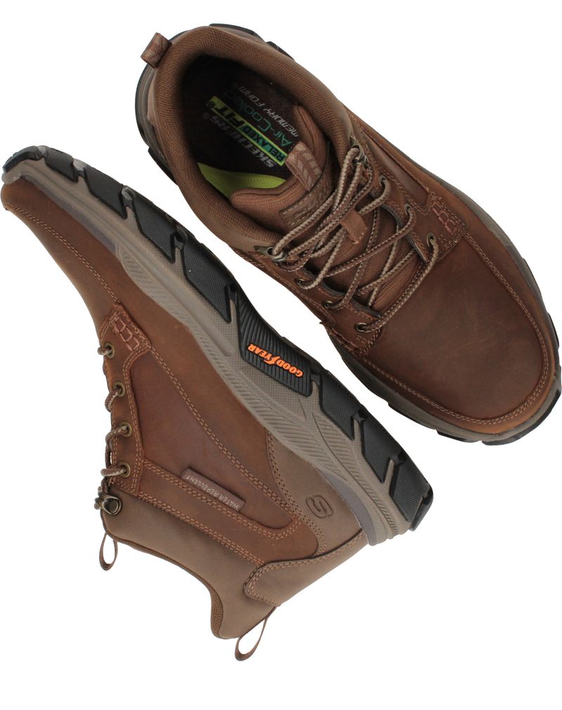 Skechers Relaxed Fit Respected Boswell Wandelschoenen Bruin Heren