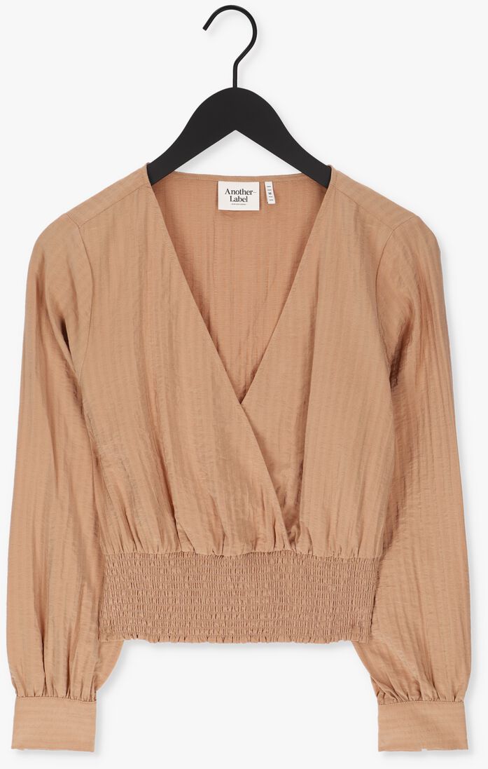 ANOTHER LABEL camel another label blouse faded sand