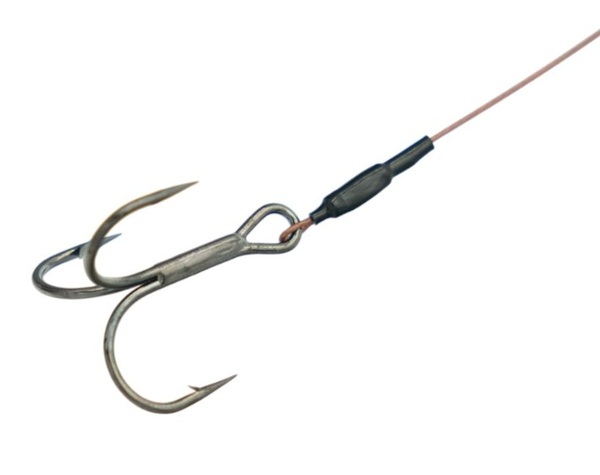 Bas de Ligne Poisson Mort 1x Hameçon Triple #1 Rozemeijer 60cm 30lb (2pcs)