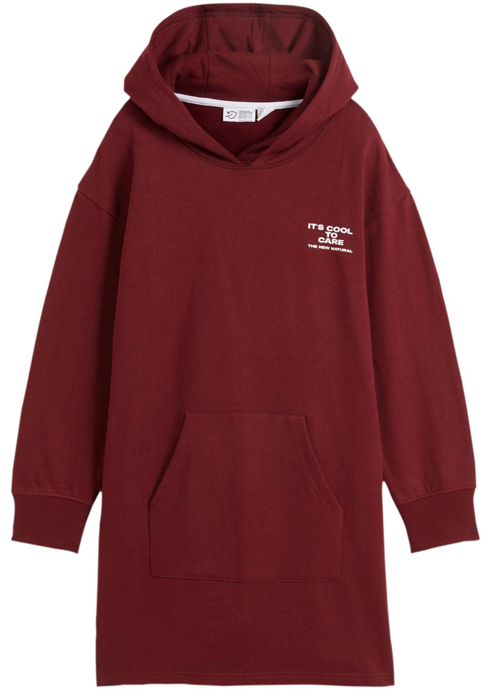Robe sweat fille à capuche