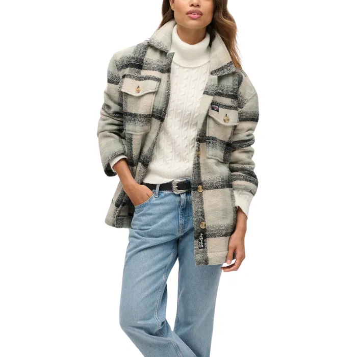 Superdry Cable Roll Neck Trui Dames