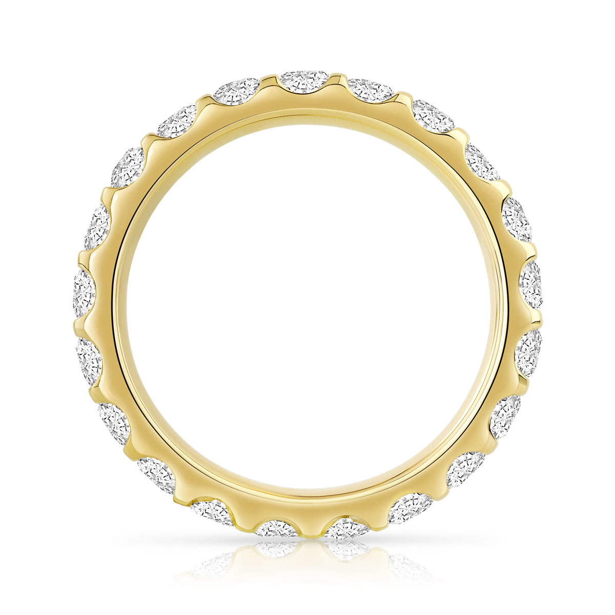 Alliance or 750 jaune diamant H/P1