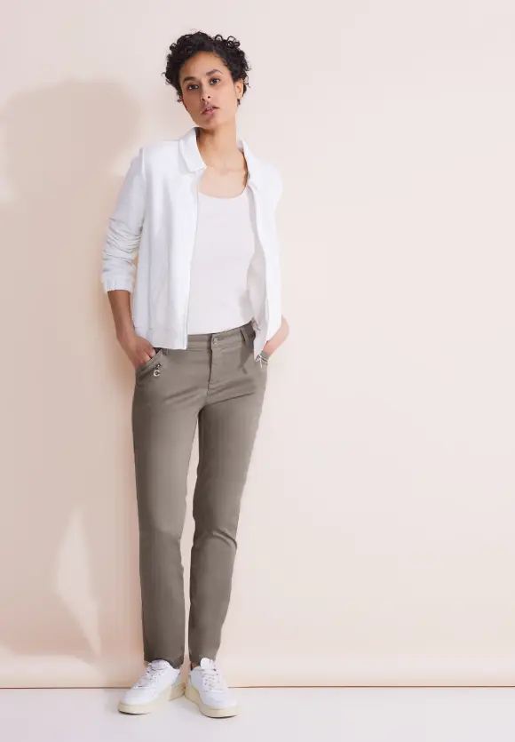 Casual Fit Hose - sandy mocca