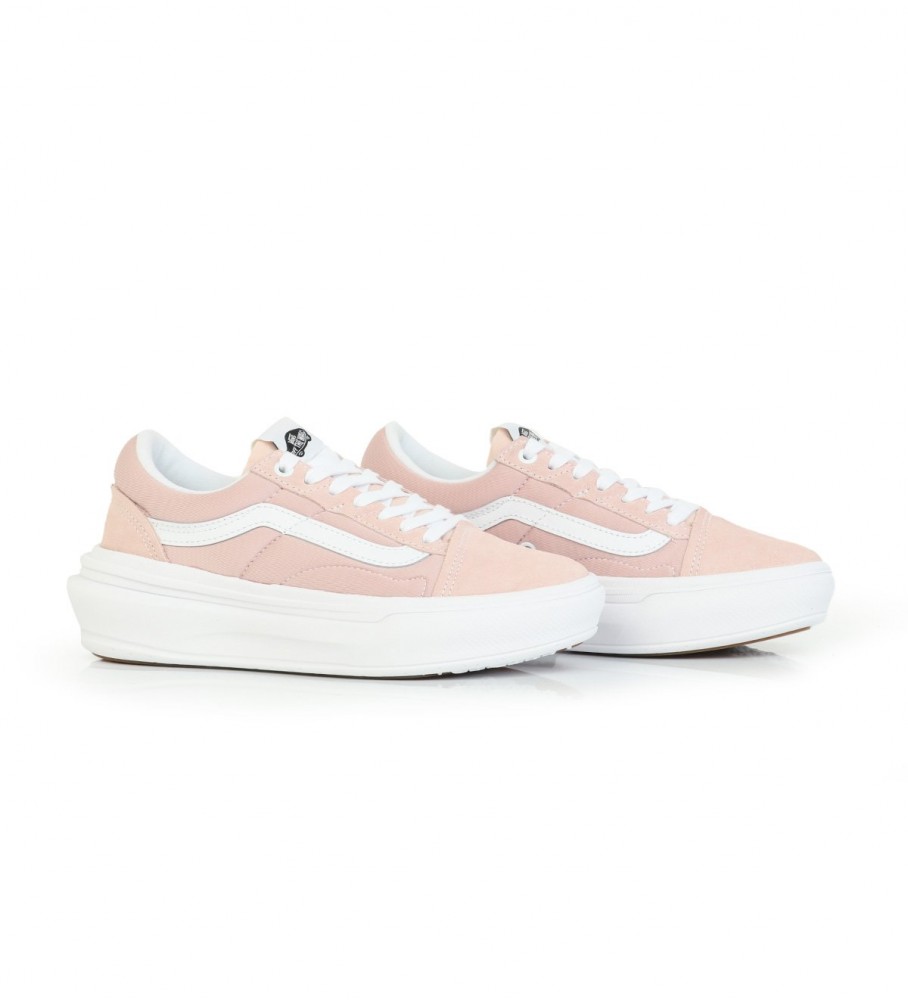 Tênis Vans Ua Old Skool Overt CC de camurça rosa