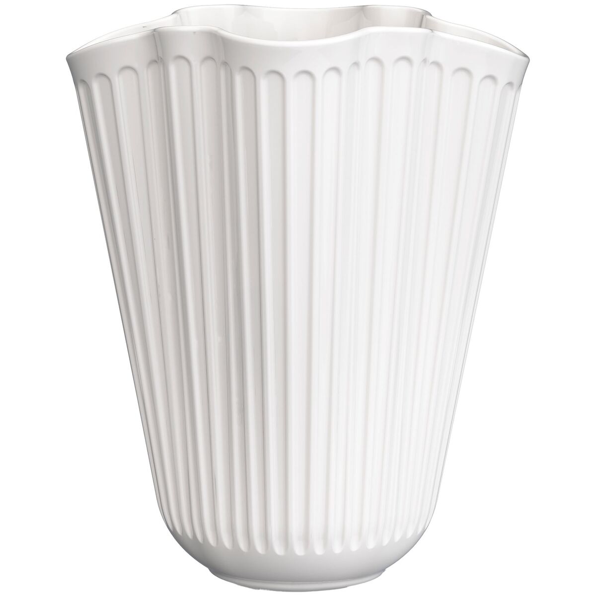 Hammershøi Unfold vase 20,5 cm, hvit