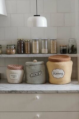 Lorena Canals Honey Pot Kurv, Honey/Toffee