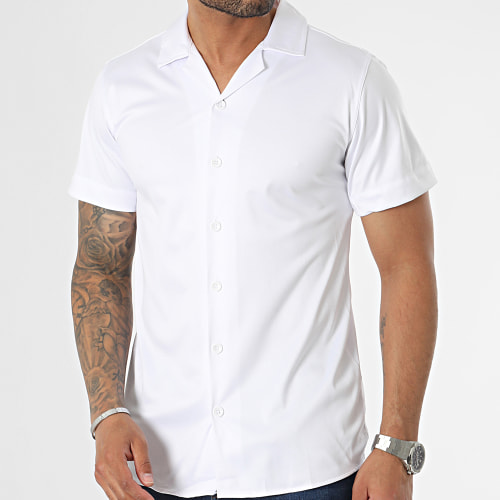 Chemise Manches Courtes Blanc