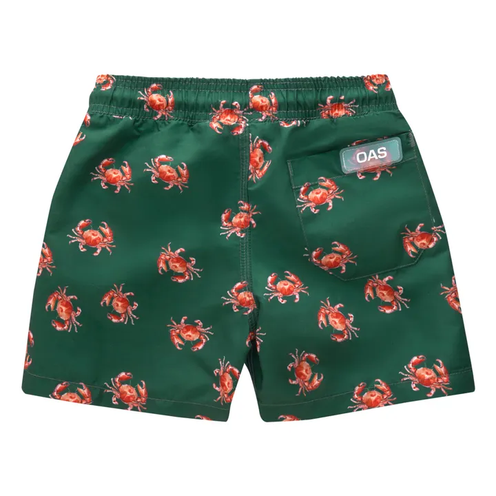 OAS Short de Bain Oh Crab | Vert sapin