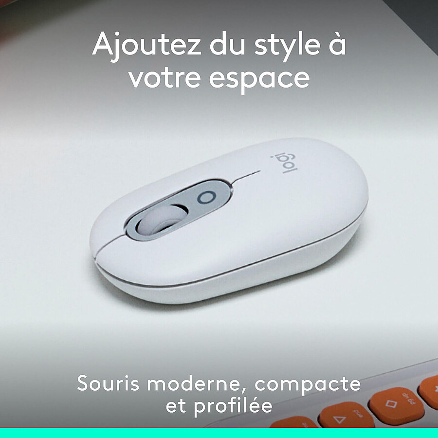 Logitech POP Mouse - Blanc