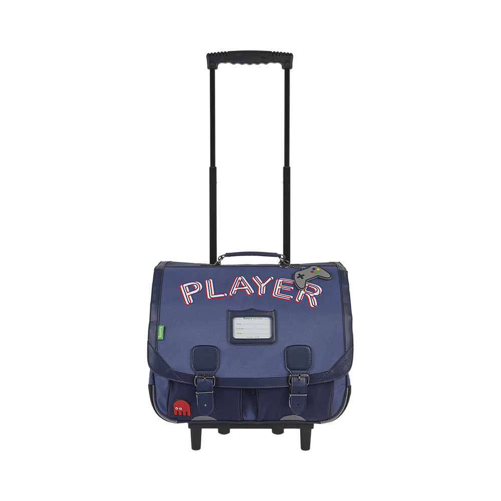 Cartable trolley Colin bleu