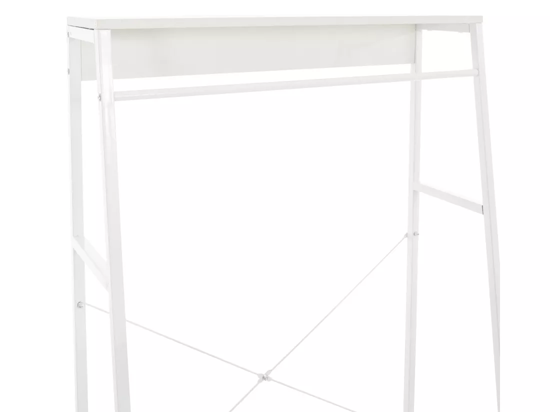 Portant à vêtement - Bois - 80 x 44 x 167cm - Blanc - Luton
