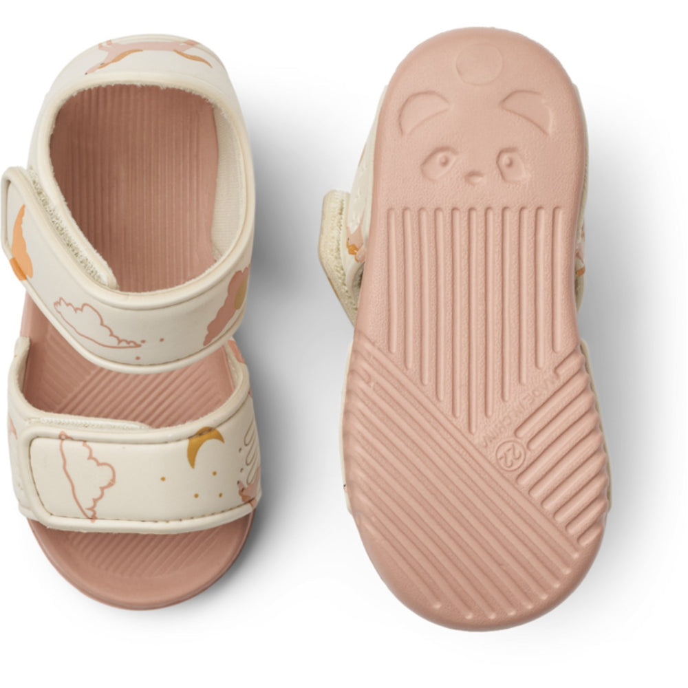 Køb LIEWOOD Dream / Ecru Blumer Printed Sandal