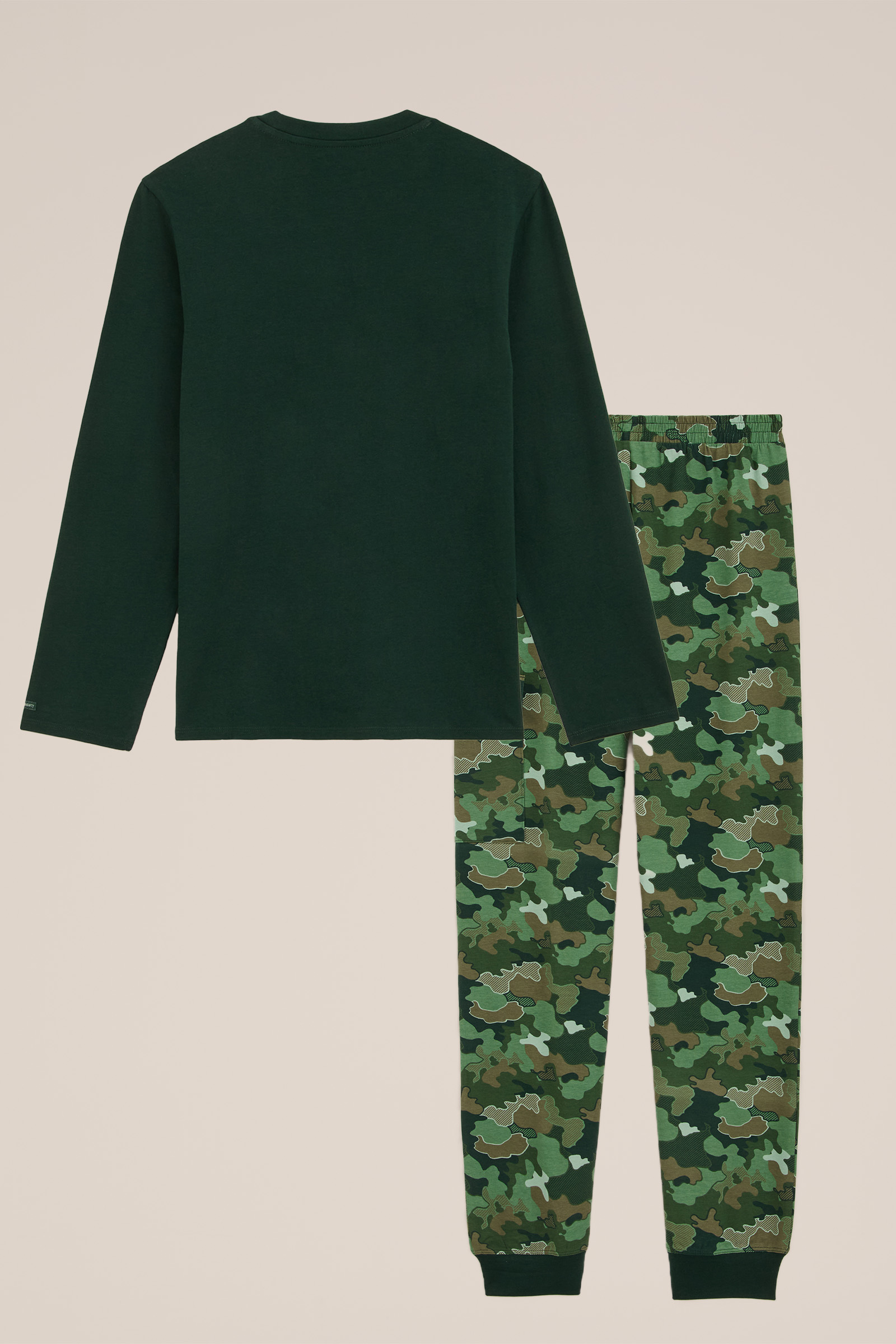 Jongens pyjamaset WE Fashion Donkergroen
