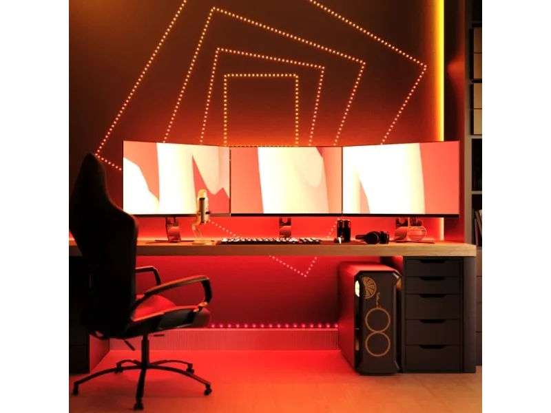 Twinkly Dots - Kædelys - LED - klasse G - RGB-lys - gennemsigtig