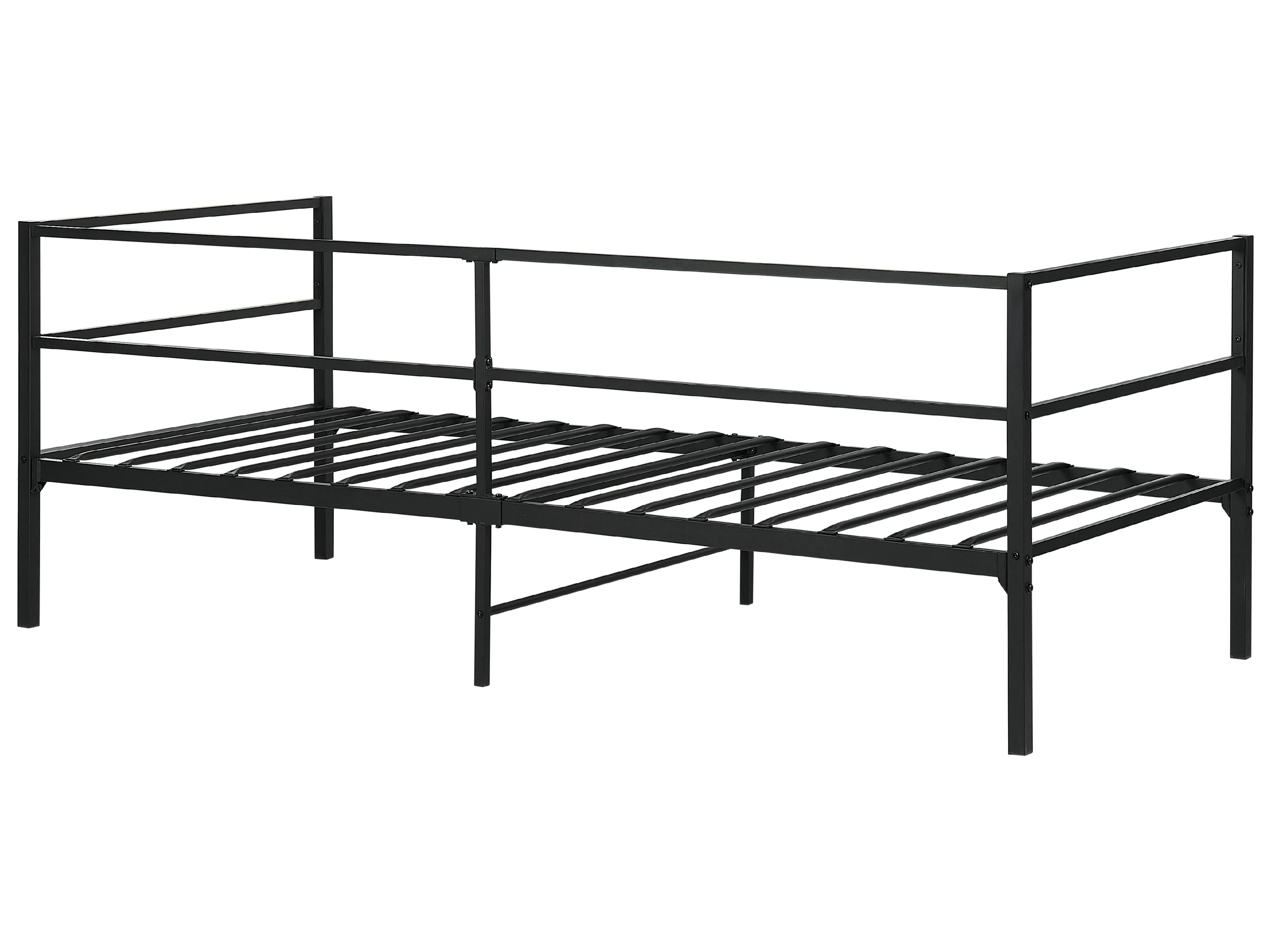 Bed Metaal BATTUT 90 x 200 cm Zwart