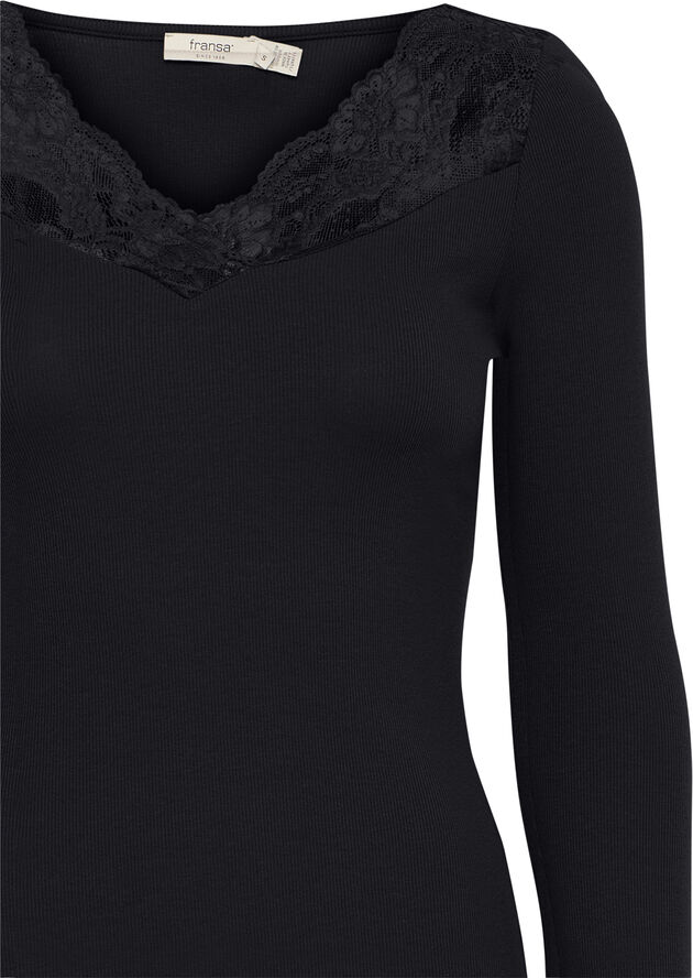 Fransa FRHIZAMOND TEE 25 Black