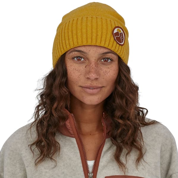 Bonnet ski PATAGONIA BRODEO BEANIE SLOW GOING PATCH CABIN GOLD