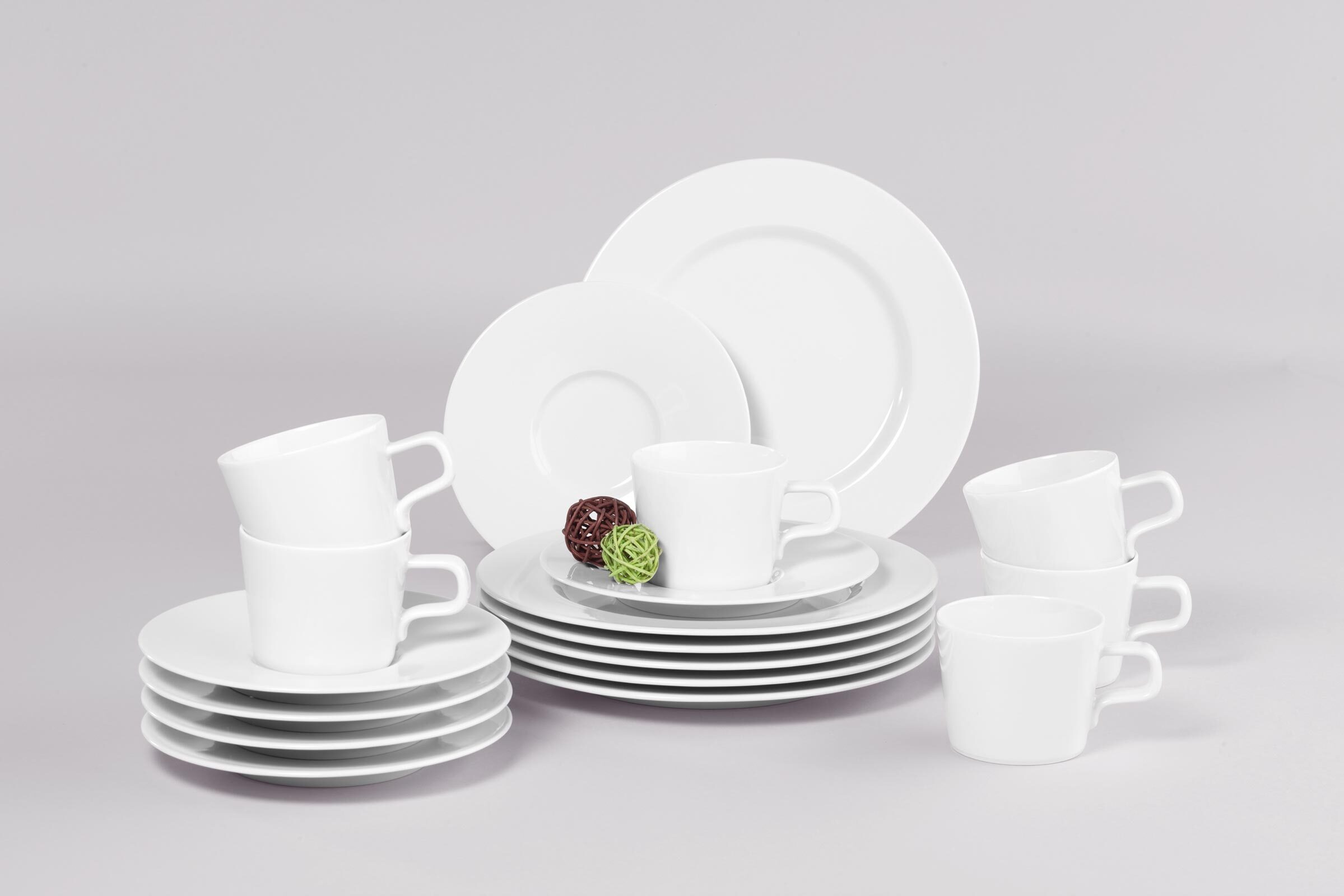 Seltmann Weiden Kaffeeservice No Limits Weiß 18er Set