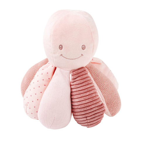 Octopus d'activités différentes matières et sons Rose - NATTOU