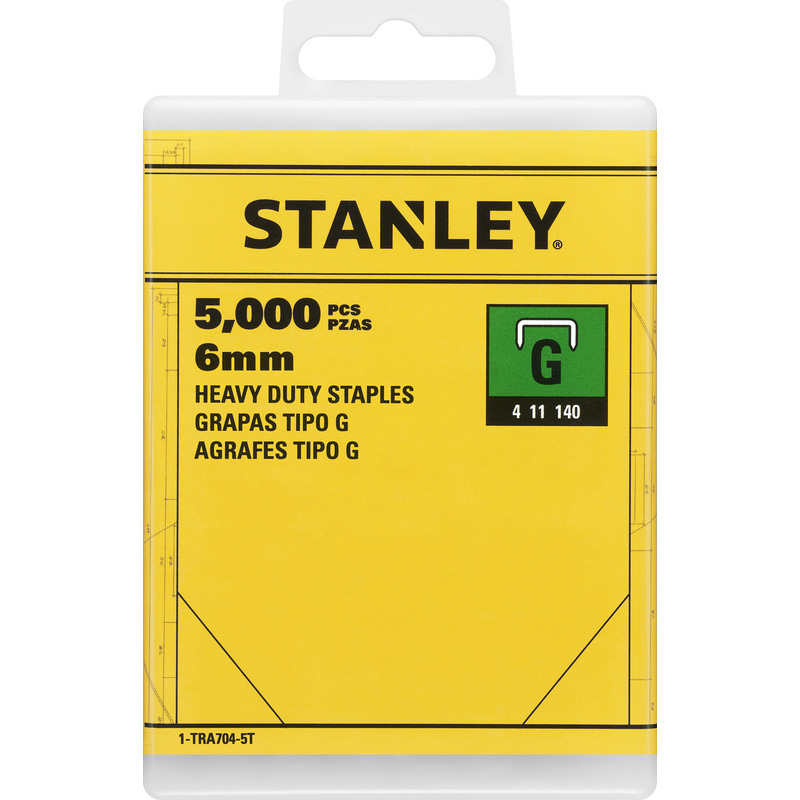 Stanley nieten Type G 6mm