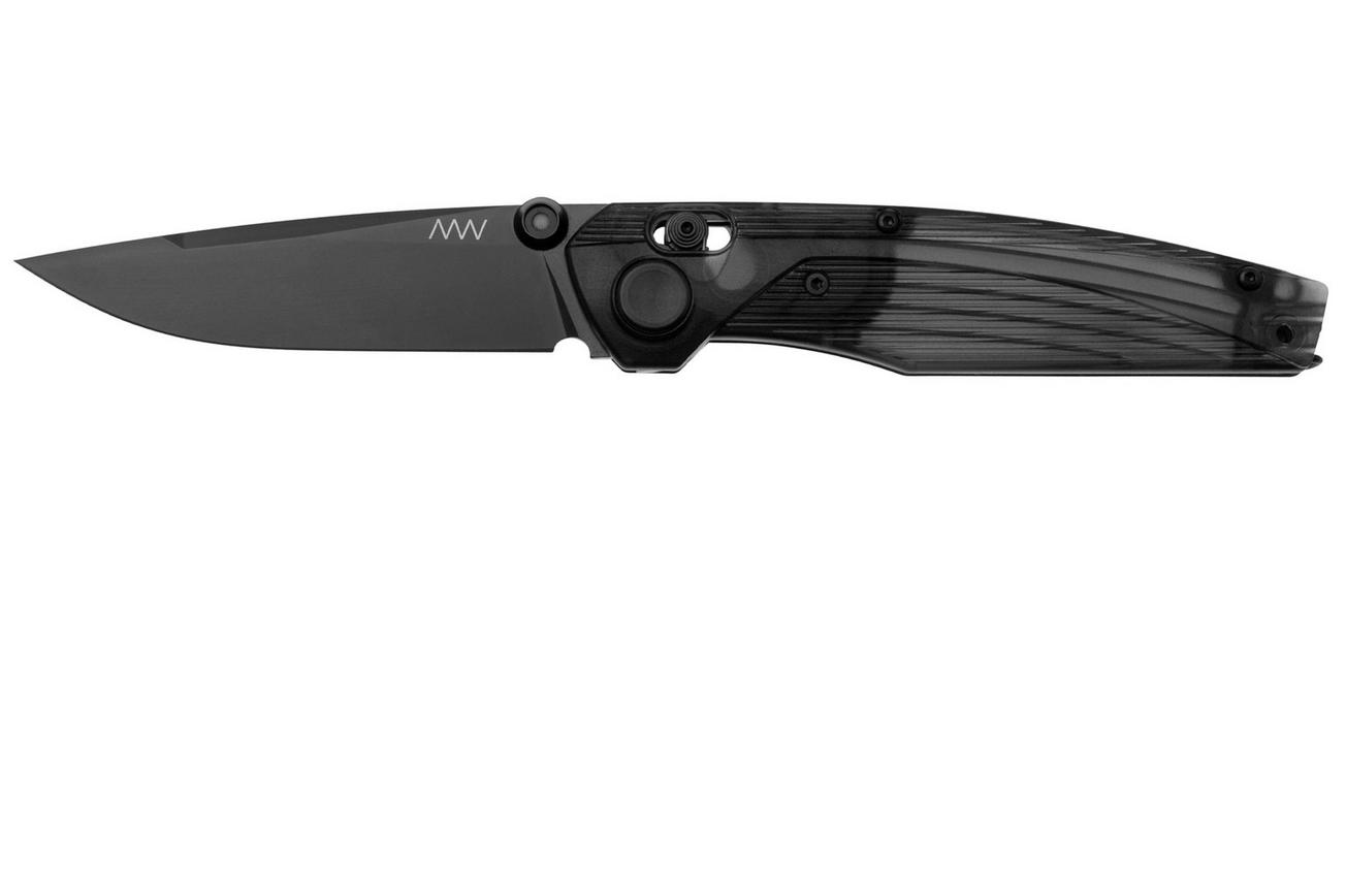 ANV Knives A100, BB, DLC, Black Ultem, Alock, A100-025, zakmes