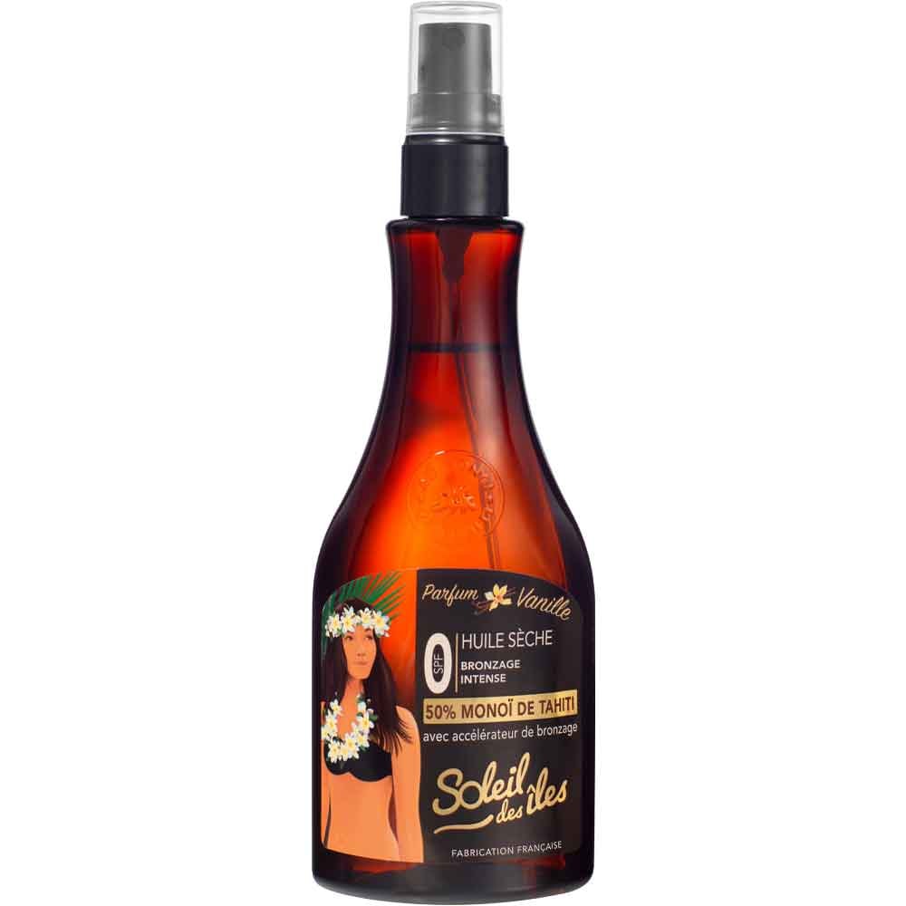 Huile sèche & lait protecteur en spray SPF 50 - Parfum des îles & vanille - 2 x 150 ml