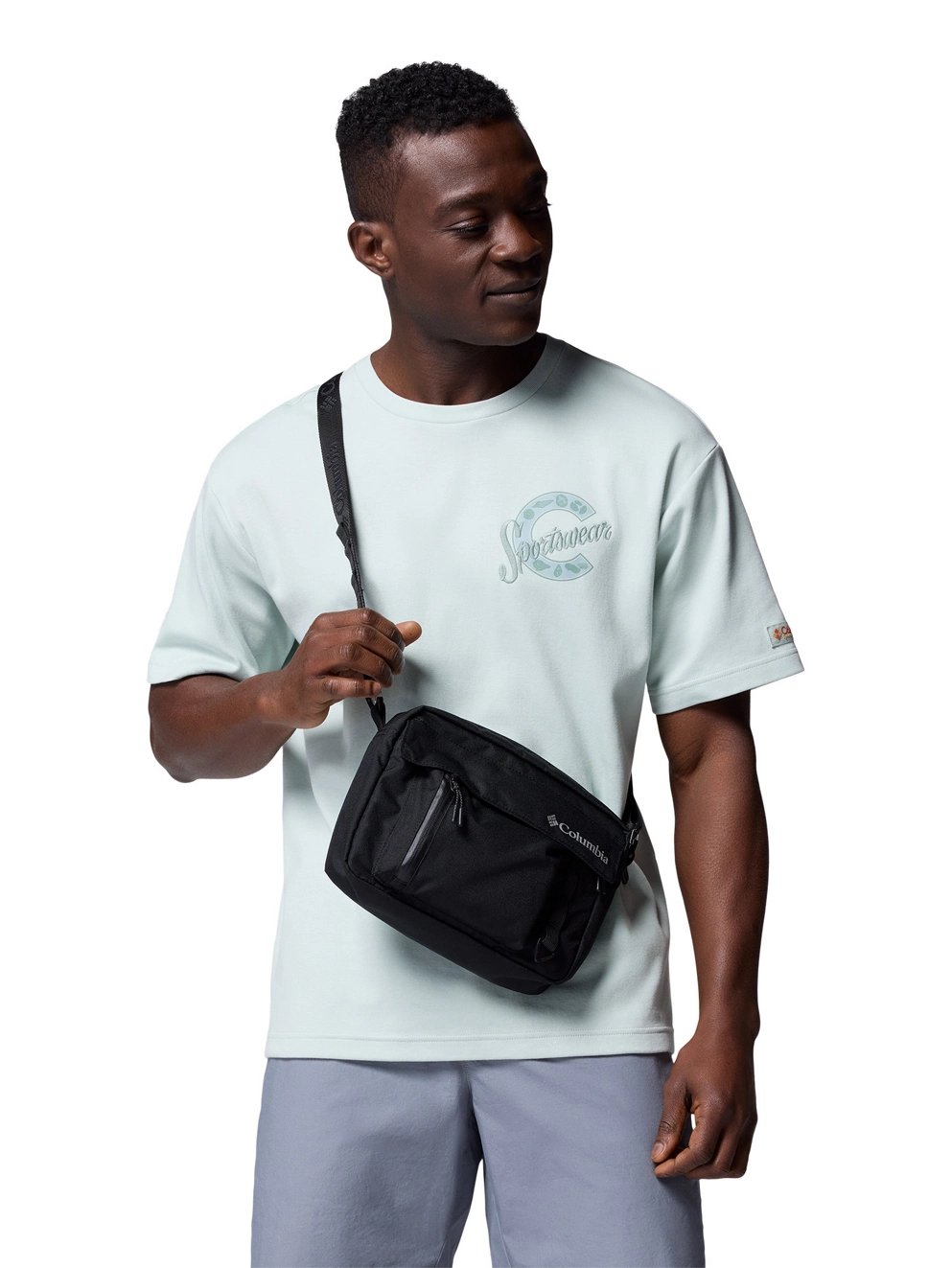 Columbia Street Transit Side Bag black