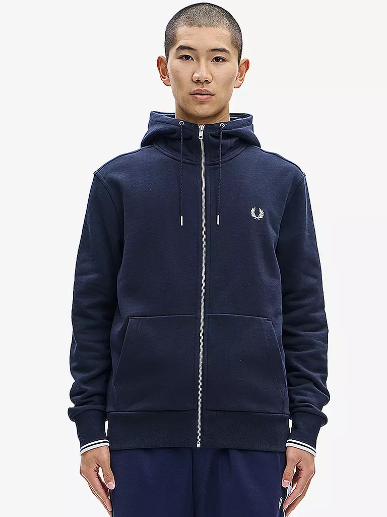 FRED PERRY Sweatjacke  blau