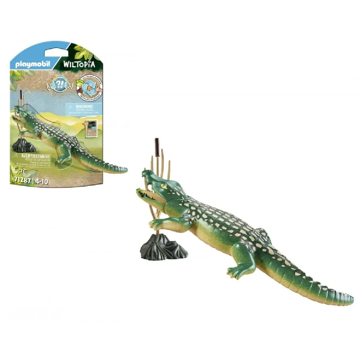 Playmobil® PLAYMOBIL 71287 Alligator et décor wiltopia