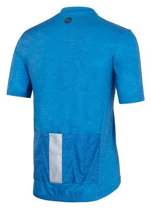 Maillot Manches Courtes Gravel MB Wear Nature Bleu