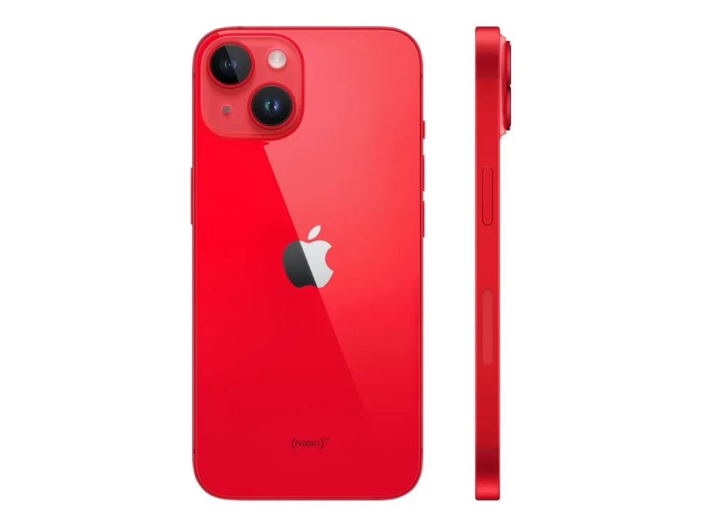 Apple iPhone 14 - (PRODUCT) RED - 5G smartphone - dual-SIM / Intern hukommelse 256 GB - OLED-skærm - 6.1
