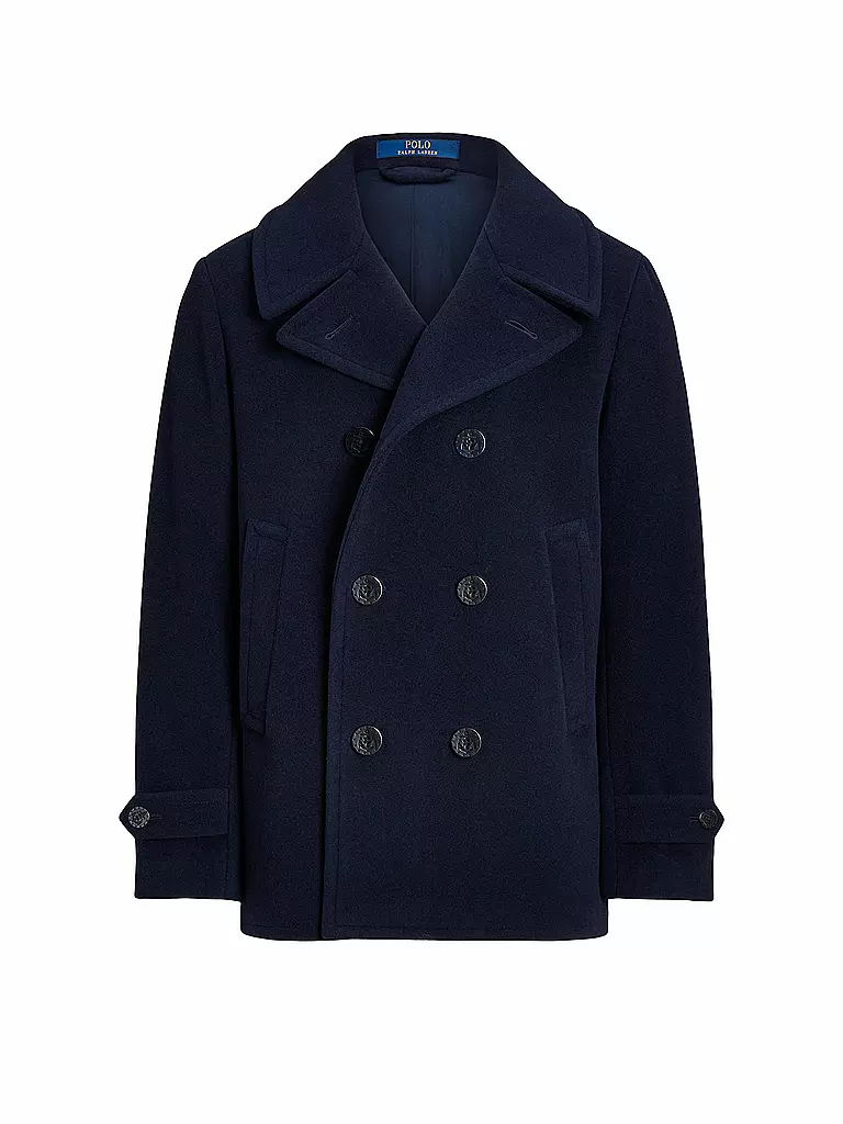 POLO RALPH LAUREN Wollmantel  dunkelblau
