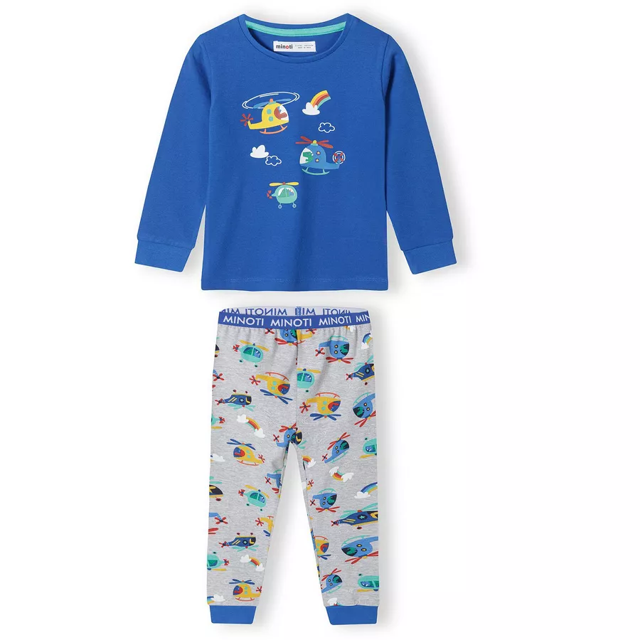 MINOTI Pyjama Königsblau