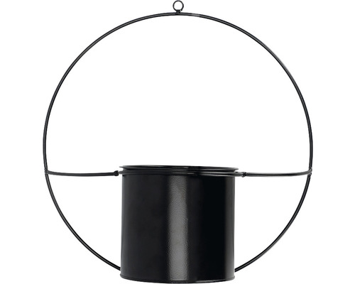 Esschert's Garden wandplanter, 34,7 x 15,5 x 36 cm, ijzer, zwart