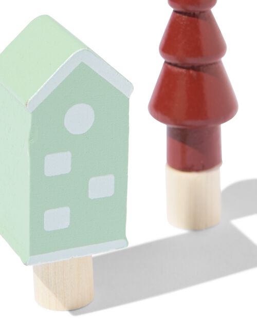 Jeu de figurines en bois