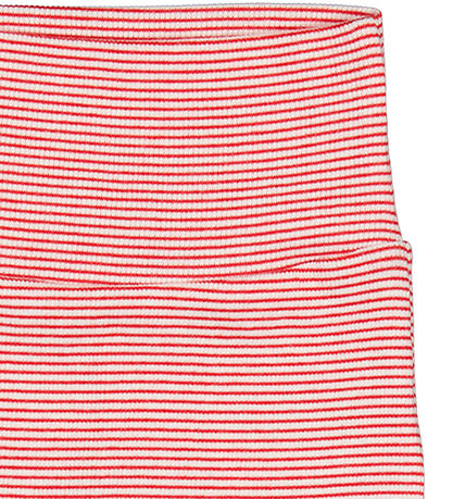 MarMar Hosen - Rib - Modal - Bier - Rot Stripe