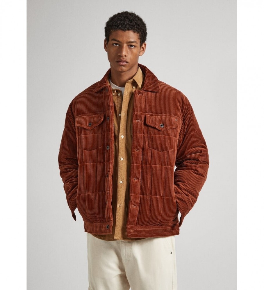 Jaqueta marrom Pepe Jeans Barnet