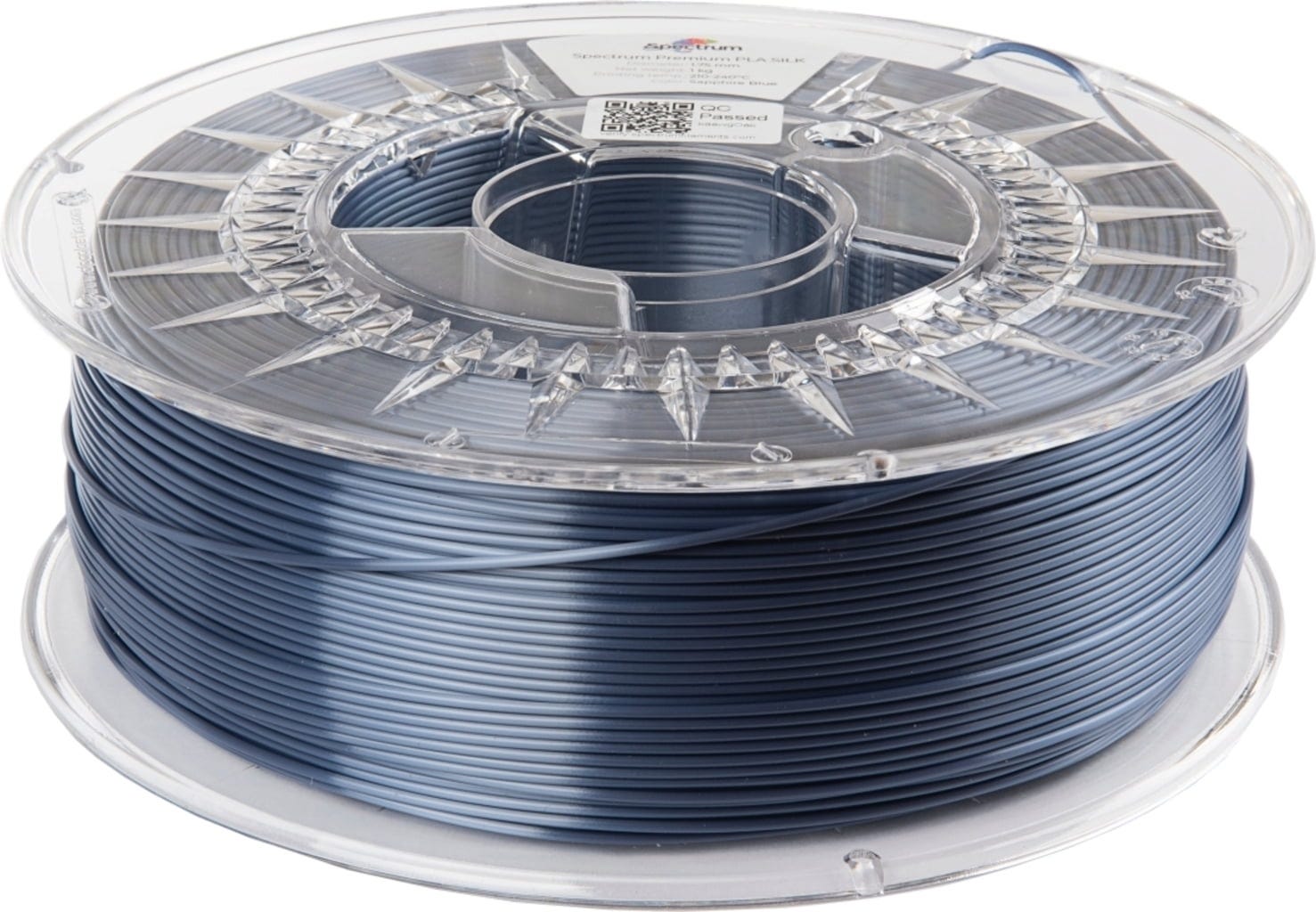 Spectrum  SILK PLA Sapphire Blue, 1,75 mm / 1000 g    PLA-Filament mit Silk-Effekt