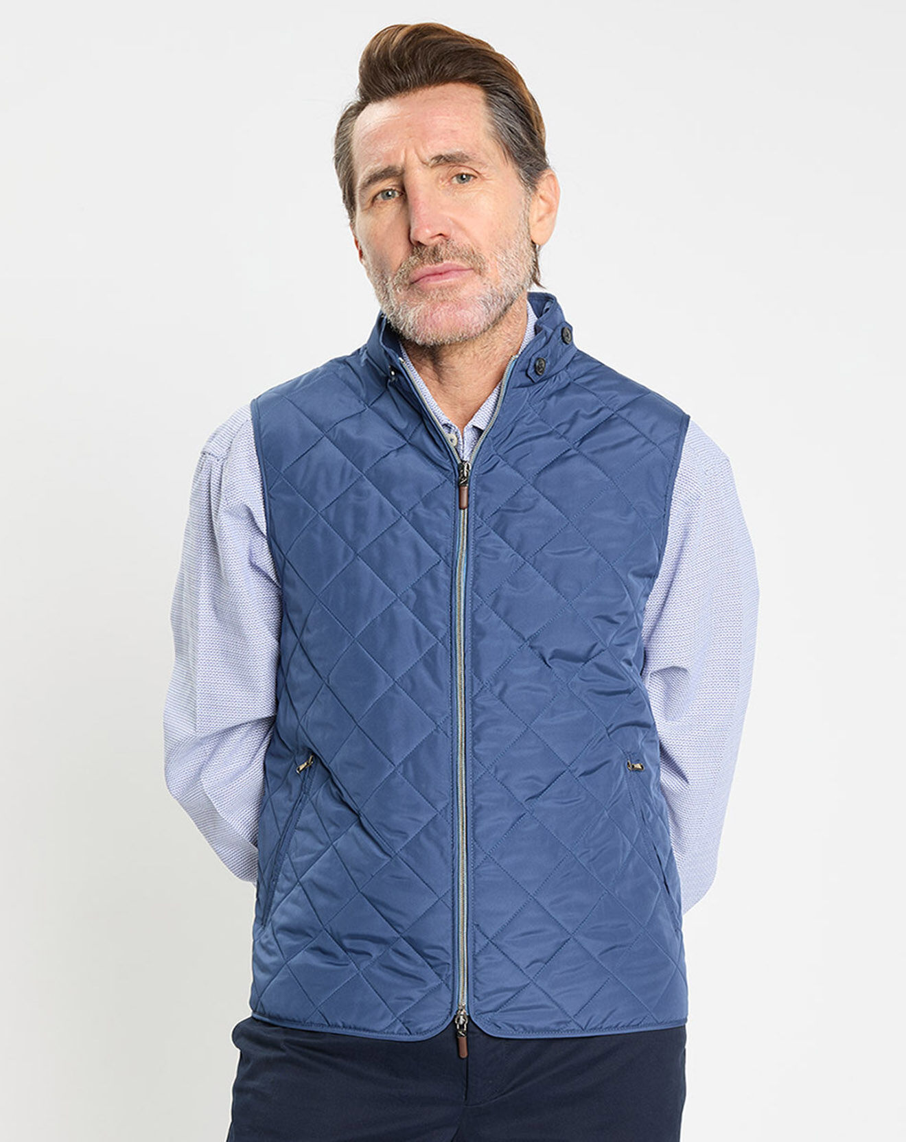Hackett London Veste piquée 3 en 1 bleu moyen
