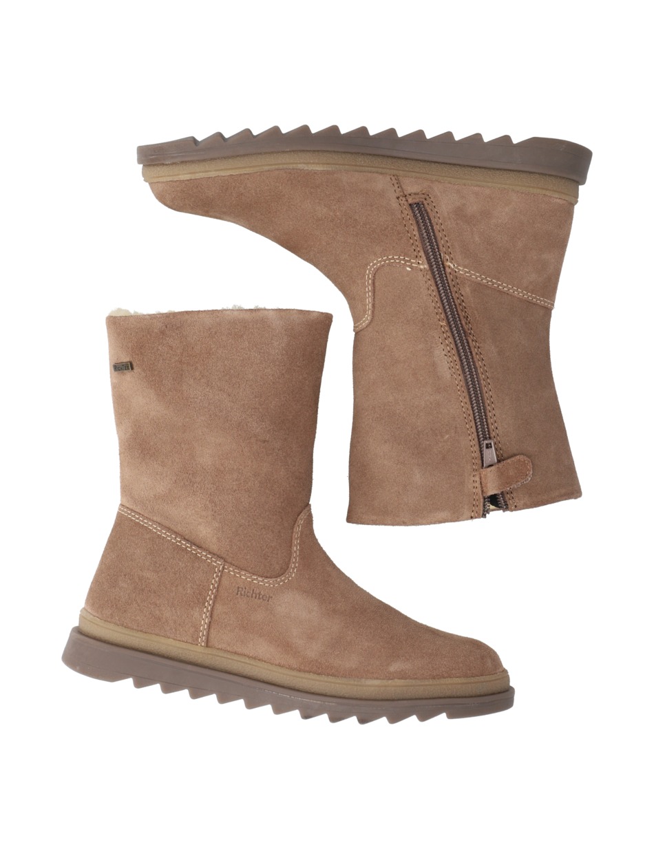 Veloursleder Stiefelette