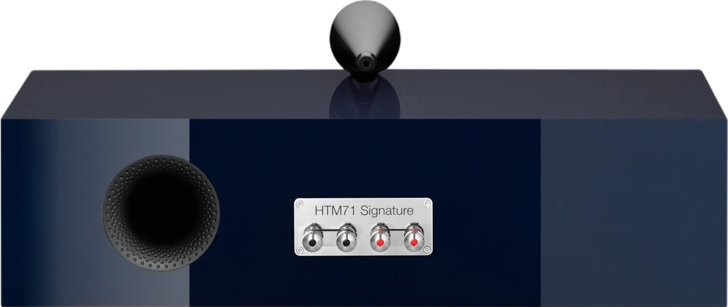 B&W HTM71 S3 Signature  Midnight Blue Metallic Enceintes centrales