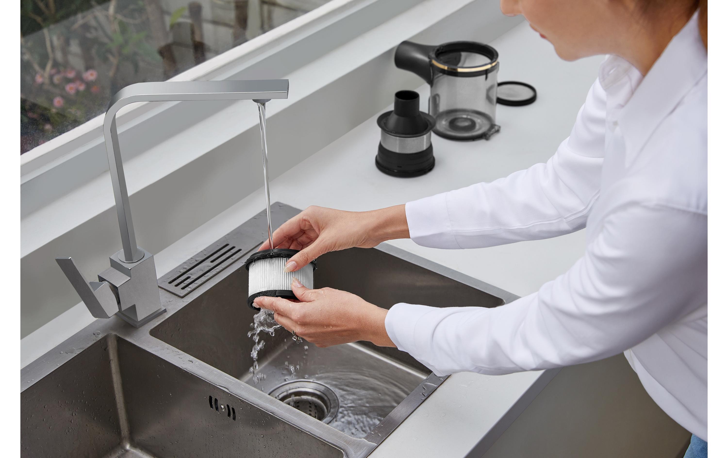 Akku-Hand- und Stielsauger R10 Pro Schwarz<br>Kabelloser Staubsauger