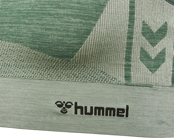 Hummel Clea Seamless sports bh Grøn