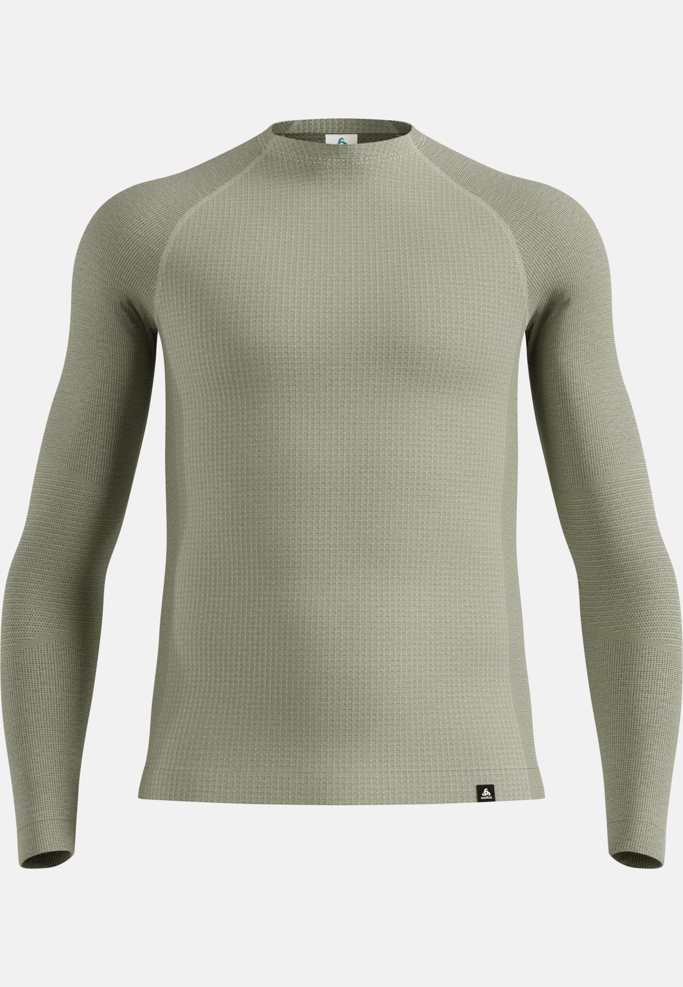 Seamless Performance Wool Funktionsshirt mit Rundhalsausschnitt in shadow
