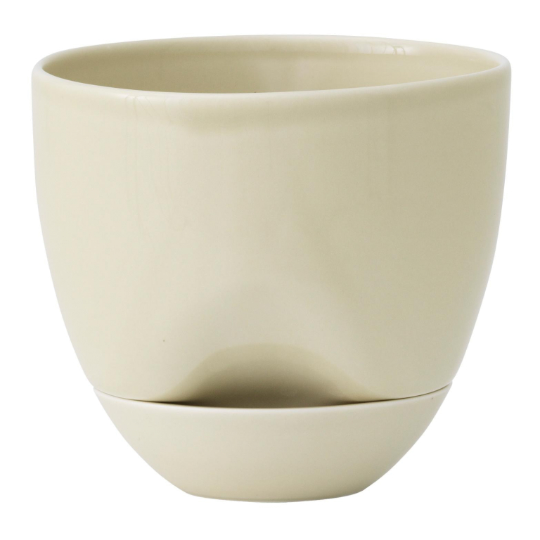 Audo Copenhagen Hydrous bloempot small Ø12 Ashen