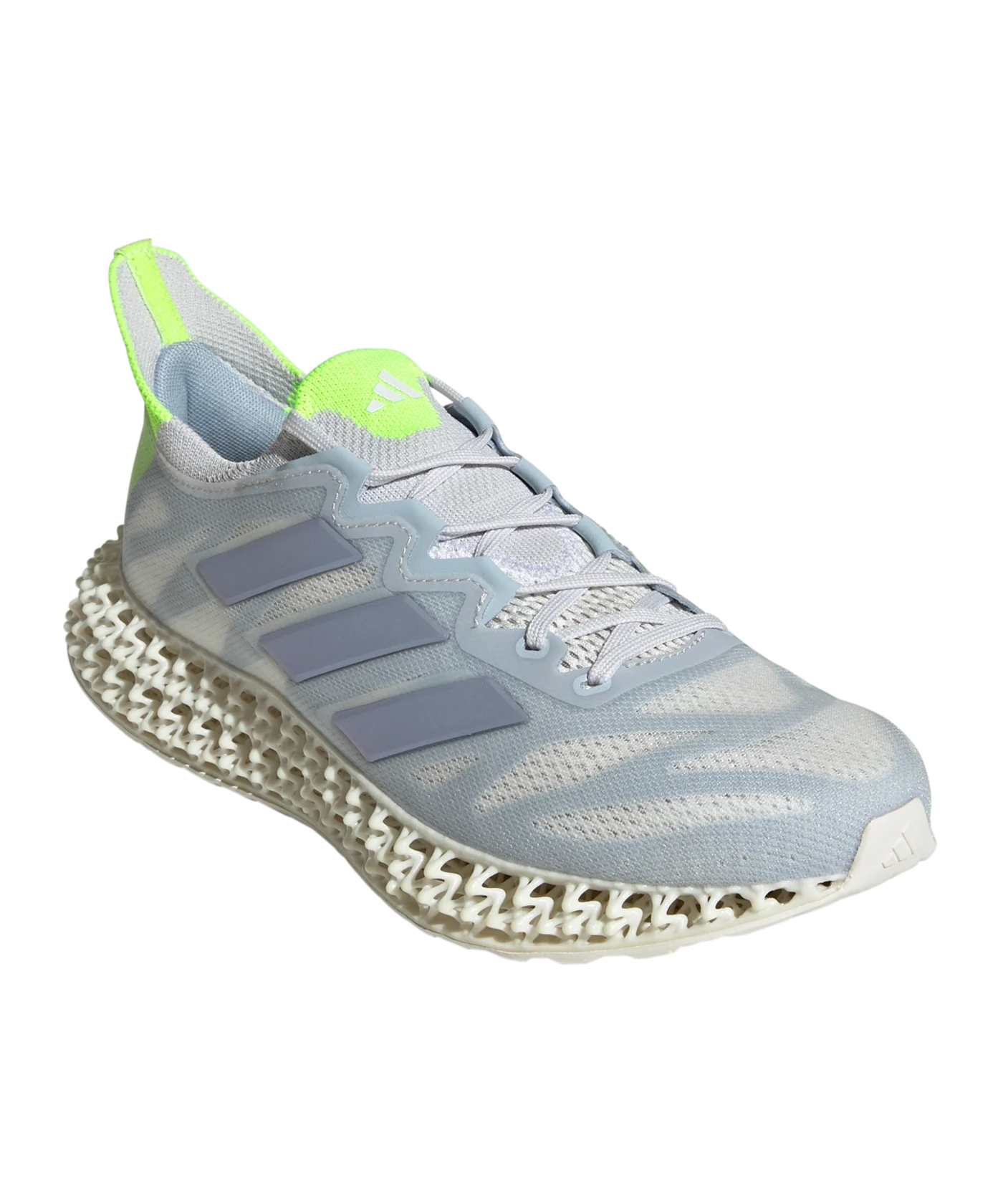adidas 4DFWD 3 Damen Grau Lila Gelb Laufschuh